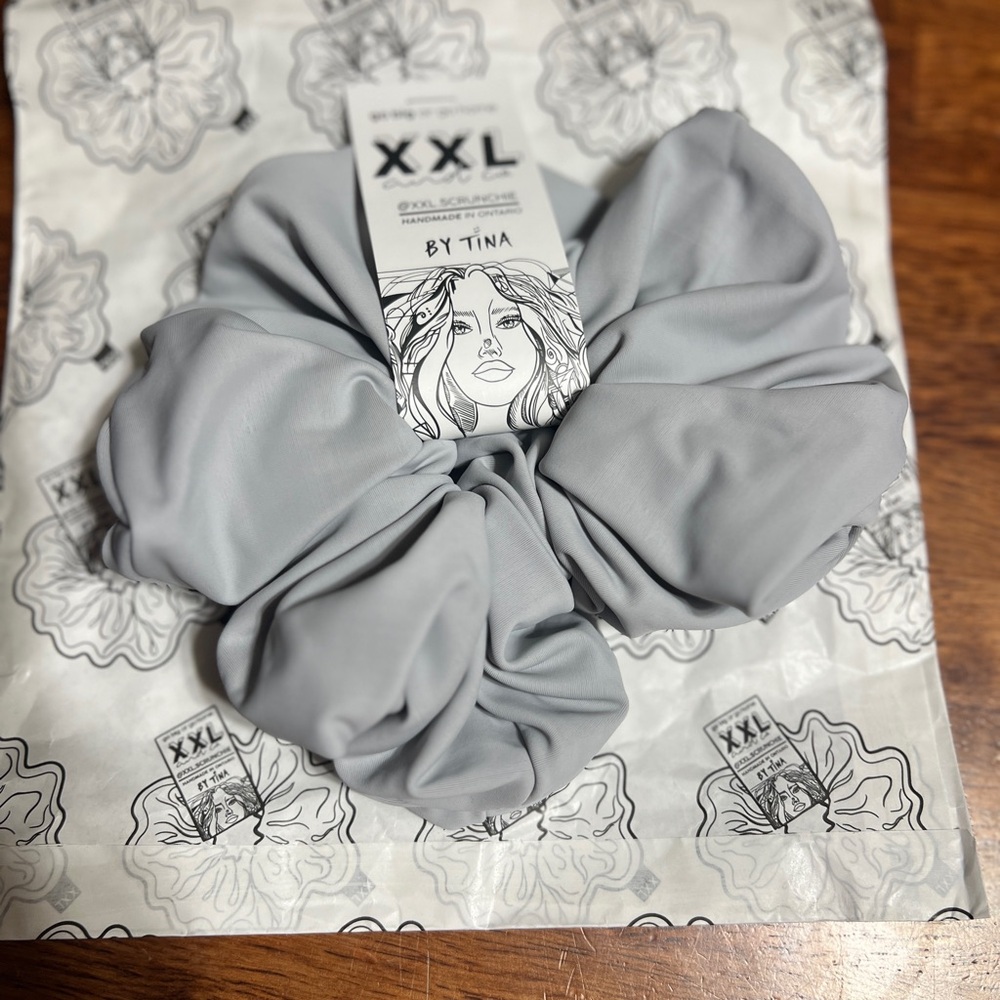 New XXL Scrunchie Swim Grey